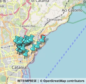 Mappa Via Scilla, 95126 Catania CT, Italia (2.162)