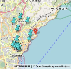 Mappa Via Scilla, 95126 Catania CT, Italia (2.545)
