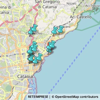 Mappa Via Scilla, 95126 Catania CT, Italia (1.7125)