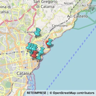 Mappa Via Scilla, 95126 Catania CT, Italia (1.62)