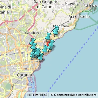 Mappa Via della Marina, 95126 Catania CT, Italia (1.38188)