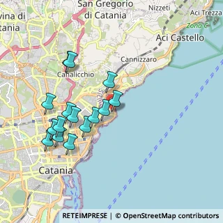 Mappa Via Scilla, 95126 Catania CT, Italia (2.1275)