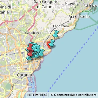 Mappa Via Scilla, 95126 Catania CT, Italia (1.70625)