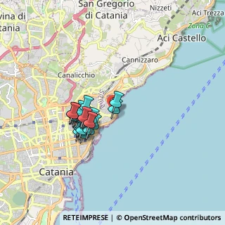 Mappa Via Scilla, 95126 Catania CT, Italia (1.55)
