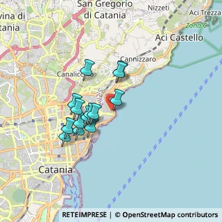 Mappa Via Scilla, 95126 Catania CT, Italia (1.56286)