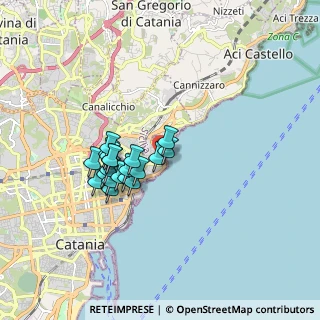 Mappa Via Scilla, 95126 Catania CT, Italia (1.5045)
