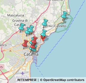 Mappa Via Scilla, 95126 Catania CT, Italia (3.31)