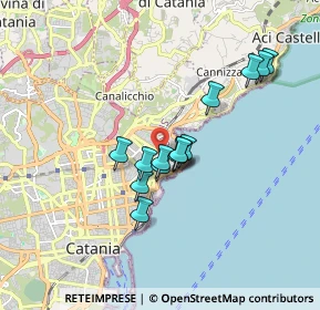 Mappa Via Lo Vecchio, 95126 Catania CT, Italia (1.51071)