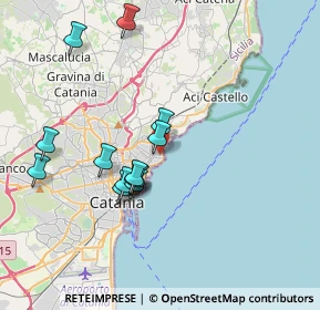 Mappa Via Ruilio, 95126 Catania CT, Italia (3.89154)