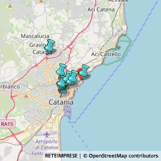 Mappa Via Ruilio, 95126 Catania CT, Italia (2.71818)