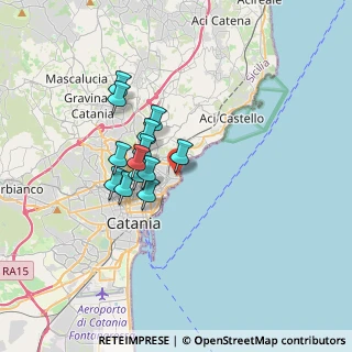 Mappa Via Ruilio, 95126 Catania CT, Italia (2.87692)