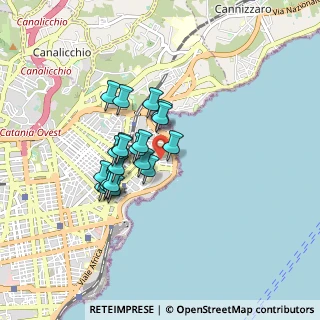 Mappa Via Ruilio, 95126 Catania CT, Italia (0.7195)