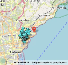 Mappa Via Ruilio, 95126 Catania CT, Italia (1.628)