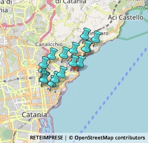 Mappa Via Ruilio, 95126 Catania CT, Italia (1.37313)