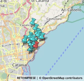 Mappa Via Ruilio, 95126 Catania CT, Italia (1.2715)