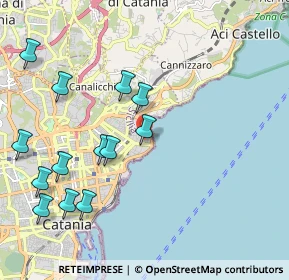 Mappa Via Ruilio, 95126 Catania CT, Italia (2.60769)