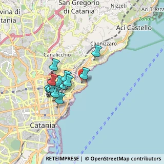 Mappa Via Ruilio, 95126 Catania CT, Italia (1.68857)