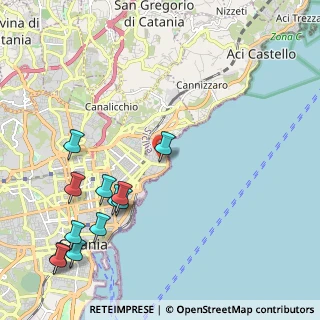 Mappa Via Ruilio, 95126 Catania CT, Italia (2.97167)