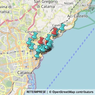 Mappa Via Ruilio, 95126 Catania CT, Italia (1.0255)