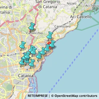 Mappa Via Ruilio, 95126 Catania CT, Italia (2.0675)
