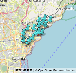 Mappa Via Calipso, 95126 Catania CT, Italia (1.27684)