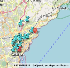 Mappa Via Calipso, 95126 Catania CT, Italia (2.54125)