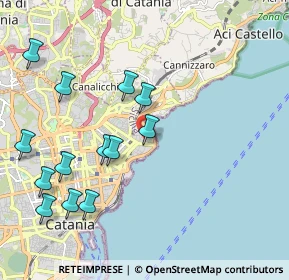 Mappa Via Calipso, 95126 Catania CT, Italia (2.54231)