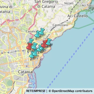 Mappa Via Calipso, 95126 Catania CT, Italia (1.33818)