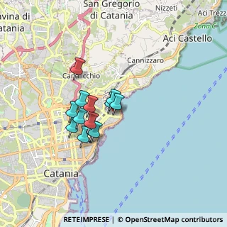 Mappa Via Calipso, 95126 Catania CT, Italia (1.38)