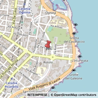 Mappa Via Derna, 6, 95126 Catania, Catania (Sicilia)