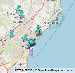 Mappa Via Calipso, 95126 Catania CT, Italia (3.49083)