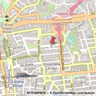 Mappa Via Vitaliano Brancati, 15, 95128 Catania, Catania (Sicilia)