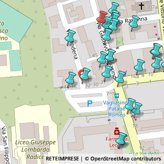 Mappa Piazza G. Lombardo Radice, 95126 Catania CT, Italia (0.09692)