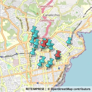 Mappa Piazza G. Lombardo Radice, 95126 Catania CT, Italia (0.7685)
