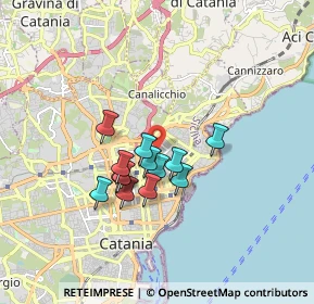 Mappa Via Nicolo Giannotta, 95126 Catania CT, Italia (1.41385)