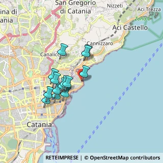Mappa Viale Alagona Artale, 95126 Catania CT, Italia (1.61214)