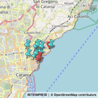 Mappa Viale Alagona Artale, 95126 Catania CT, Italia (1.50333)