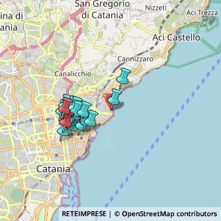 Mappa Viale Alagona Artale, 95126 Catania CT, Italia (1.76625)