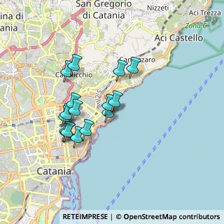 Mappa Viale Alagona Artale, 95126 Catania CT, Italia (1.76688)