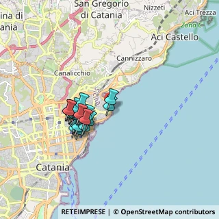 Mappa Viale Alagona Artale, 95126 Catania CT, Italia (1.6195)