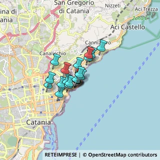 Mappa Via Ciompi, 95126 Catania CT, Italia (1.0975)