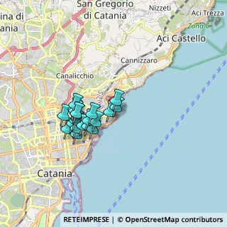Mappa Viale Alagona Artale, 95126 Catania CT, Italia (1.568)