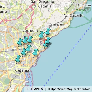 Mappa Viale Alagona Artale, 95126 Catania CT, Italia (1.64917)