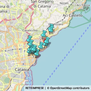 Mappa Via Ciompi, 95126 Catania CT, Italia (1.42875)