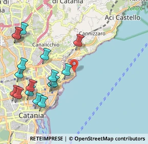 Mappa Viale Alagona Artale, 95126 Catania CT, Italia (2.81235)