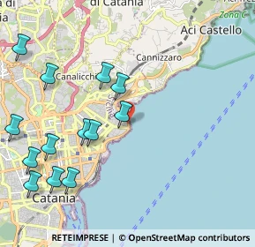 Mappa Viale Alagona Artale, 95126 Catania CT, Italia (2.74462)