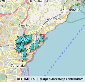 Mappa Viale Alagona Artale, 95126 Catania CT, Italia (2.2415)