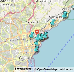 Mappa Via Burrascano, 95126 Catania CT, Italia (1.58)