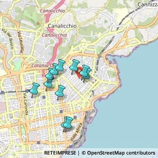 Mappa Via Burrascano, 95126 Catania CT, Italia (0.90545)
