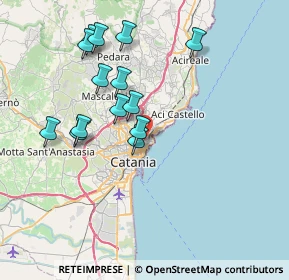 Mappa Via Burrascano, 95126 Catania CT, Italia (8.07714)